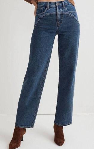 Madewell NEW NWT  The Perfect Vintage Wide-Leg Crop Jean Sonoma Wash Yoke Edition