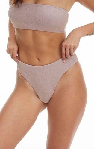 Good American NWT!  Sparkle Better Bikini Bottoms Lilac 3