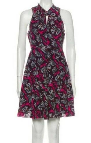 Rebecca Taylor  Mystic Garden Twist Keyhole Dress Sz 4