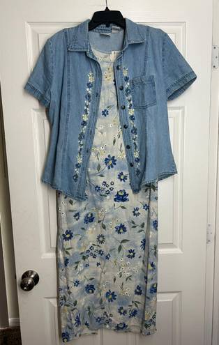 Bobbie & Brooks Bobbie Brooks Dress And Button Down