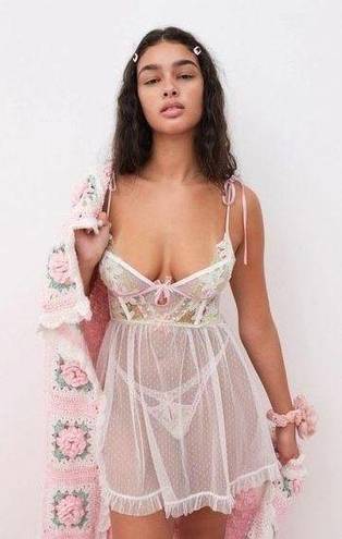 For Love & Lemons Waterlilies Slip Dress