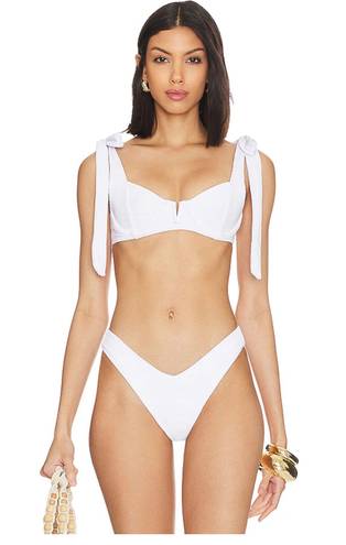 Beach Riot Bikini Top In White