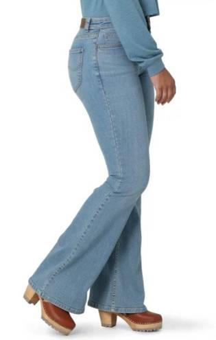 Lee Women’s High Rise Button Flare Jeans 14L