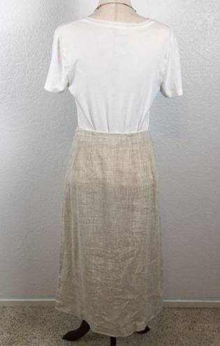 Harvé Benard Harve Bernard 100% linen skirt 8