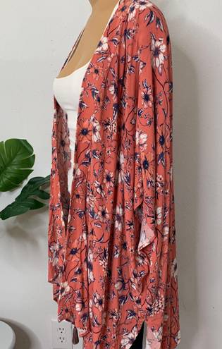 Knox Rose Floral Pink Kimono Size XL / XXL