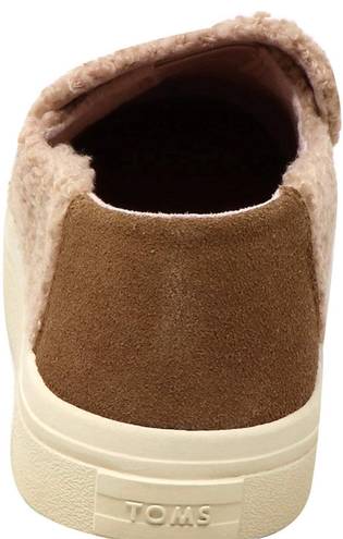 Toms sunset slip on sherling/fur sneaker