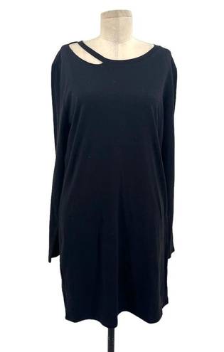 n:philanthropy  Francis Tee Dress Long Sleeve Black Size Large