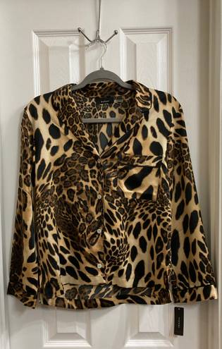 Natori NWT  LUXE LEOPARD PJ Set SIZE XS