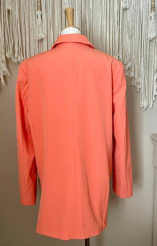 Bardot Oversized Blazer in Orange Fizz XS