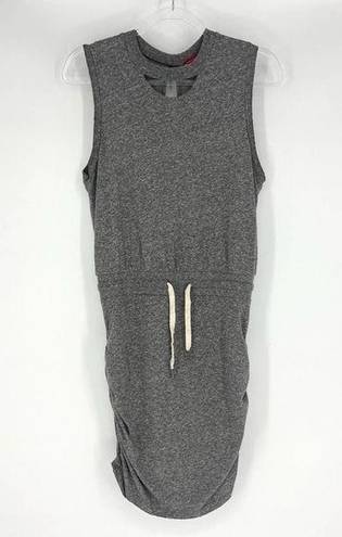 n:philanthropy  Sleeveless Knit Dress Drawstring Waist Heather Gray M