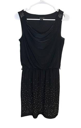 White House | Black Market  Black Sleeveless Studded Skirt Casual Dress Size XS