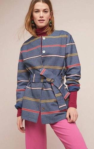 Anthropologie + Dolan Left Coast Picadilly Striped Coat Small Women’s Anthro