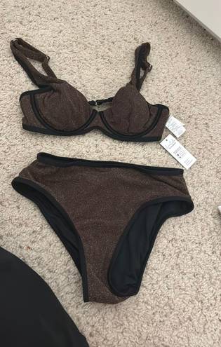 Cupshe Brown Bikini Set