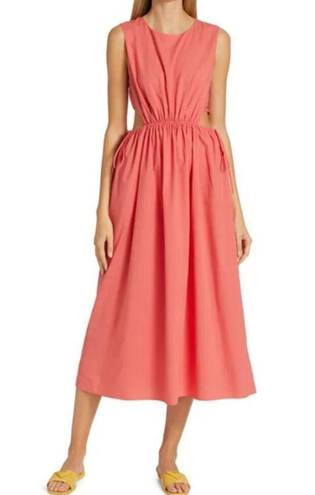 Rails  Yvette Cut-Out Midi Dress Women's Size Small Coral Sleeveless NWT