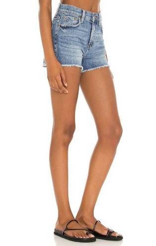 Pistola  Winston Relaxed High Rise Cuffed Denim Shorts in Mystique 28 New Jean