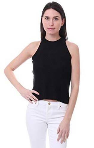 RD Style Black Sleeveless Top