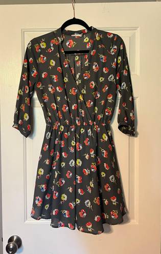 Lush Clothing Lush Small Floral Wrap Dress