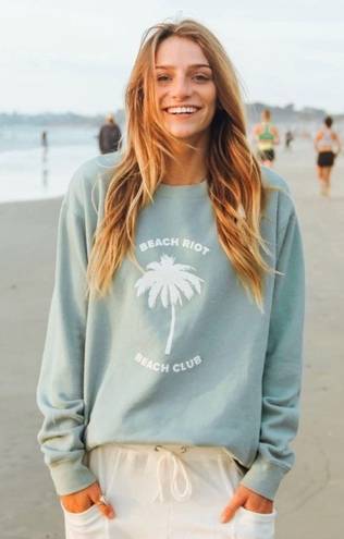 Beach Riot Beach Club Blue sweatshirt