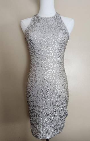 Hollister Champagne Sequin Mini Dress by , Women's XS