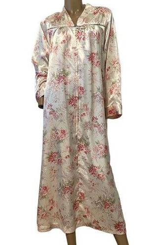 Christian Dior altered  floral housecoat pajama nightgown TLS1 7056