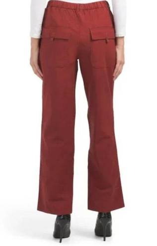 Free People Movement  Garnet Red Voyage High-Rise Cargo Women's Pants Size Small