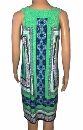 Studio One Multi Pattern Sleeveless Dress