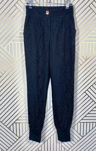 Ted Baker  Cylar Lace Detail Formal Joggers Black