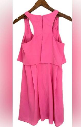 Jessica Simpson  Pink Ruffle Racerback Lined Dress Size 6