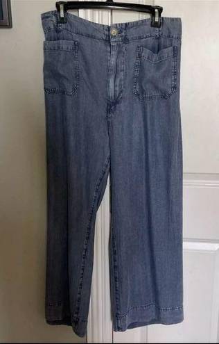 Velvet Heart  100% Tencel Lightweight Wide Leg Jean XL With Tags See Pictures