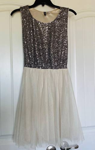 Divided Sequin Dress