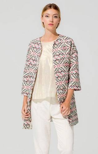 Reserved  Jacquard Bohemian Kimono Jacket XS