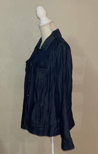 Coldwater Creek size 10 lightweight, women’s blue Jean jacket