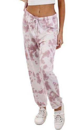 Anthropologie  MARONIE Drawstring Pink Tie Dye Joggers Size S