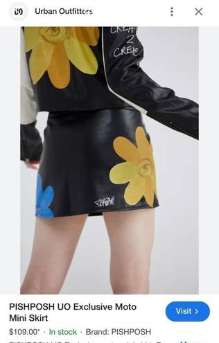 Urban Outfitters Faux Leather Skirt