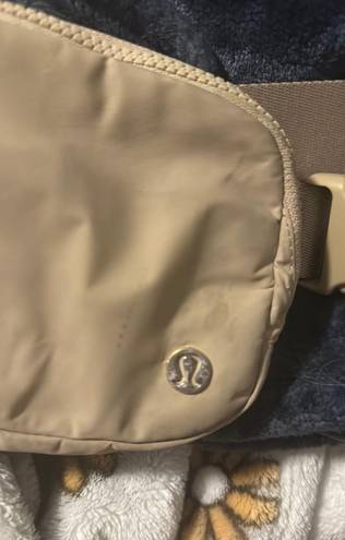 Lululemon tan  belt bag