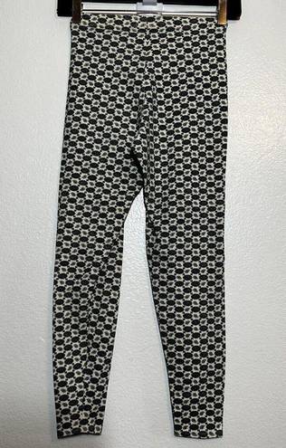 Krass&co VTG LA Movers -ord Set 80s Bodysuit Pants Small Paisley Pattern Green White