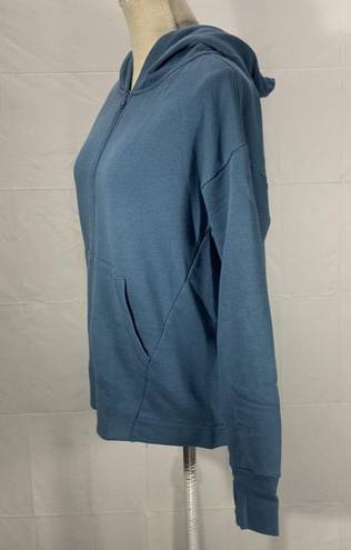 Vera Bradley Full Zip Blue Sweatshirt Hoodie Size Small