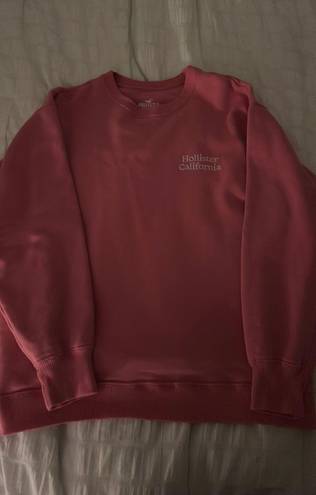 Hollister pink crew neck