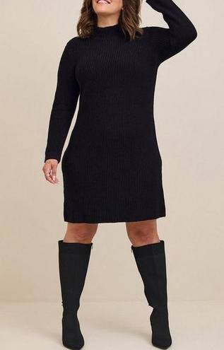 Torrid Black Mini Cotton Acrylic Sweater Dress 2X NWT 19002826 - $57 New  With Tags - From Poshpowpow