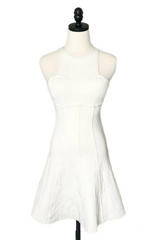 a.n.a NWOT Mariam  Barska White Fit and Flare Sleeveless Mini Dress Size XS