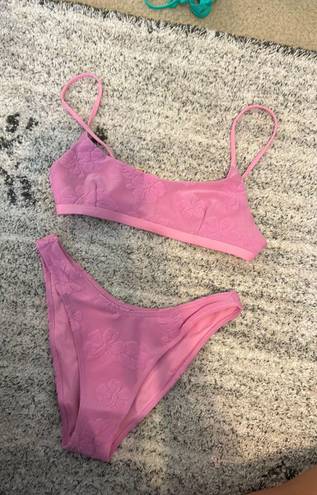 Koana Swim Pink Hibiscus Bikini Set