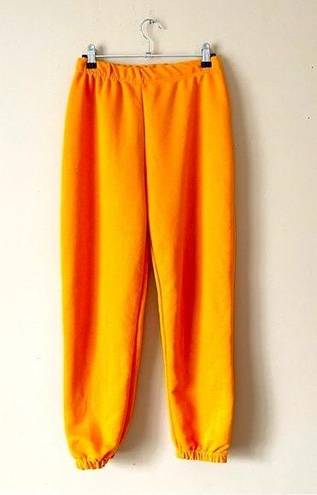 Pretty Little Thing  | Orange Joggers Sz 4