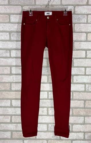 Paige  Verdugo Ultra Skinny in Sweet Wine Size 26