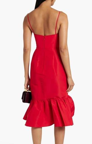 Carolina Herrera  Ruffled Silk-Faille Dress