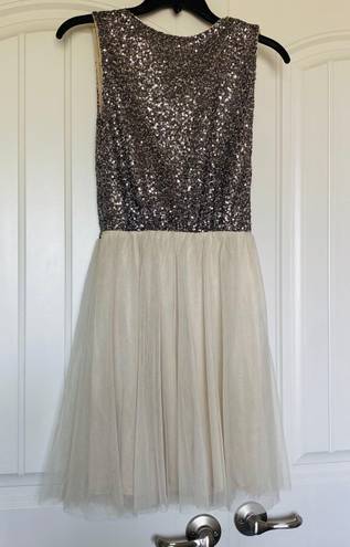 Divided Sequin Dress