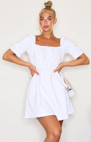 Pretty Little Thing Square Neck Puff Sleeve Dress