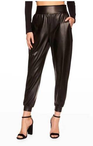 Susana Monaco NWT Susana Monoco Faux Leather Jogger side XS