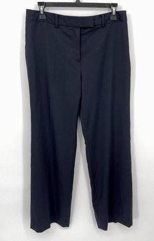 Brooks Brothers  346 Women's Caroline Fit Wool Gabardine Trousers Pants 6P Navy