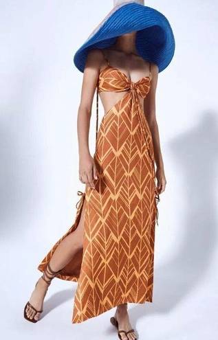 Alexis  Daya Maxi Dress in Voyager Palm Medium New long Maxi