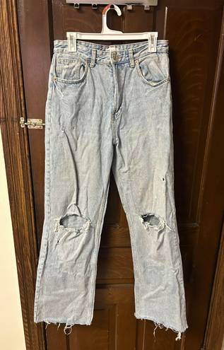 ZARA High Waisted wide Leg Jeans